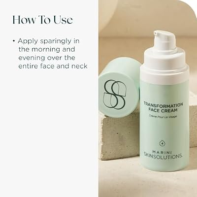 Marini SkinSolutions Transformation Face Cream (1 oz) + Eye Cream (0.5 oz) - Skin Care with Anti-Aging Growth Factors, Peptides & Hyaluronic Acid