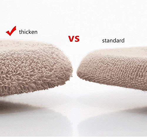 Baffect WC-Sitz Cover Dicker Kissen Pads antibakteriell Luxus Toiletten Warm WC Sitzbezüge Warm WC-Sitz Matte Super Warm Universal, beige