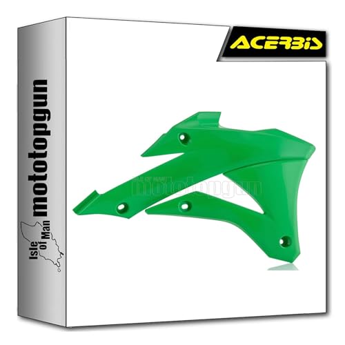 Radiator scoops vert flexible Acerbis 0017242.130 Kawasaki KX 85