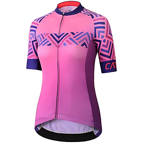 Maillot de cyclisme violet pour vos sorties estivales à vélo de route