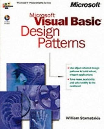 Microsoft Visual Basic Design Patterns (Microsoft Professional Series ...
