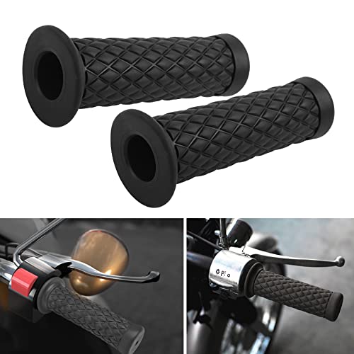 Image of FLYPIG Universal 22mm 7 /8 inch Motorcycle Handlebar Grips Bike Grips Non Slip Rubber Hand Grips for Honda Yamaha Suzuki Kawasaki KLX CRF YZF XR Polaris Arctic Cat Off Road Dirt Bike Handle Grips
