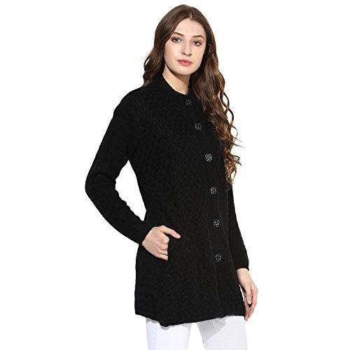 Image of One femme Women's Woollen Solid Color Coat