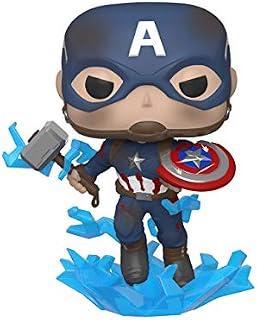 Funko Pop! Marvel: Avengers Endgame - Captain America with Broken Shield & Mjoinir