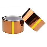 Contenido del paquete: 2/5 piezas de 100 pies - Cinta Kapton BGA de poliimida resistente al calor a alta temperatura (sin embalaje al por menor)