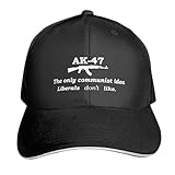 Ak47 The Only Communist Idea Liberals Don't Like Sandwich Hat Fashion Baseball Cap Dad Headwear Men Women Sport Sunhat Black