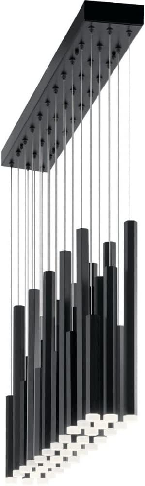 Elan 84099 Soho Pendant, 33-Light LED, Black