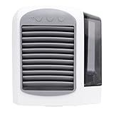 FTVOGUE Tragbare Klimaanlage, ABS-Material, 3 Geschwindigkeiten, 380 Ml Fassungsvermögen für Räume und Autos Bis zu 100 Quadratfuß