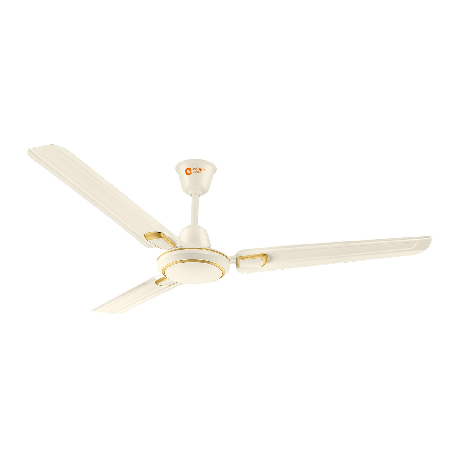 Orient Electric Pacific Air Decor 1200mm Decorative BEE Star Rated Ceiling Fan (Ivory Gold, Pack of 1)