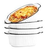 【Nettoyage et entretien faciles】Le plat à gratin en céramique peut être facilement nettoyé au lave-vaisselle après utilisation, reste hygiénique et esthétique même après une utilisation fréquente. La porcelaine de haute qualité empêche la formation de taches et facilite le nettoyage de la petite cocotte, vous permettant ainsi de passer plus de temps à profiter et moins de temps à nettoyer