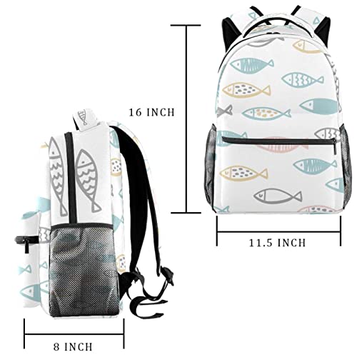 Sac à dos de voyage poisson blanc idéal pour vos weekends - 2