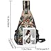 FyLybois Cat Sling Bag for Women Crossbody Backpack Lightweight Chest Daypack Fashion Shoulder Bags for Travel Hiking Biking