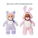 Baby Born Cozy Cuties Soft Baby Doll- Cat & Bunny 2-Pack, Plush Baby Doll for Newborn Babies Ages 0 & Up