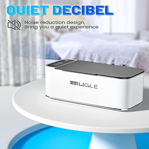 Ultrasonic Jewelry Cleaner, 500Ml Sonic Cleaner With 4 Gear Adjustable For Eyeglasses, Watch Strap, Earrings, Ring, Necklaces, Razors，Denture，Portable Professional #TOP4