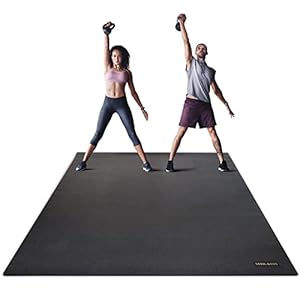 Miramat® Giga – Ultra Large Premium Exercise Mat (244 x 183cm; 7mm Thick) – Durable Non-Slip Workout Mats for Home Gym, Crossfit, P90X, HIIT, Cardio Equipment, Yoga, and More