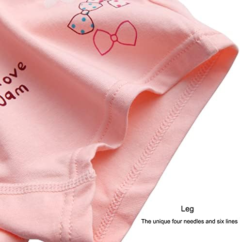 HCliptie Girls Cotton Underwear Soft Boy Shorts Kids Boxer Briefs Panties(Pack of 5)
