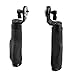 CAMVATE Aluminum Rosette Leather Handle Grip for ARRI Style Rosette One Pair(Black,M6 thread,31.8 mm)