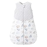 [HOOMCOOM] スリーパー ベビー 冬 綿 柔らかく 赤ちゃん 寝袋 暖かい 寝冷え防止 1.5 Tog 6ヶ月から12ヶ月 グレー