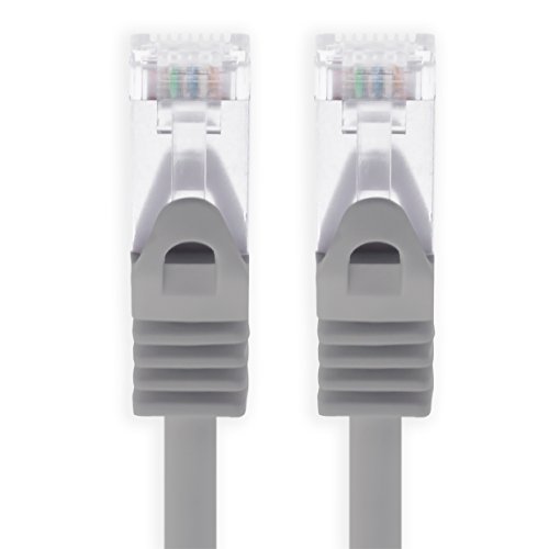 1aTTack.de 15m - gris - 1 pièce câble réseau Cat7 câble patch SFTP câble brut Lankabel 10GB/s - 500 MHz assemblé avec 2 fiches RJ45 Cat 6a