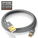 2m Premium Cable MicroUSB a USB de alta velocidad - Nylon trenzado...