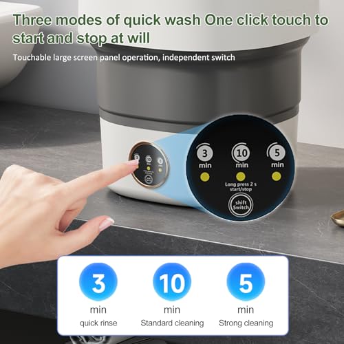 Portable Washing Machine 20L —Small Foldable Washer with Spin Basket by WLZRNZO - Image 4