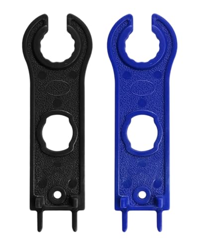 KGDUYC 2 Stück Solarschlüssel aus Kunststoff, PV-Steckerschlüssel für Solarpanel-Kabelsystem, Werkzeug zur schnellen Trennung von Stecker und Buchse