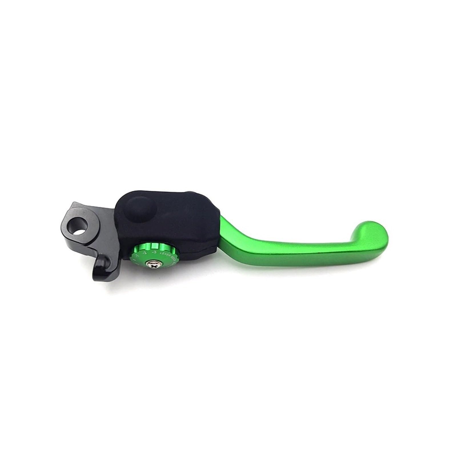 PAWUEJFV Rear Brake Pump Master Cylinder Motorcycle Front Brake Lever 7 Gears Adjustable Folding Aluminum Handle Fit for Yamaha Motorcycle Brake Hydraulic Pump(Green)