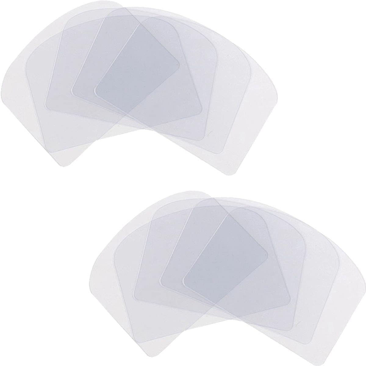 5 PCS Transparent Transparent Cake Cream Scraper, Flexible Plastic Cake Scraper, Decorating Clear for Cake Decoration Decorating Tools Icing Smoother