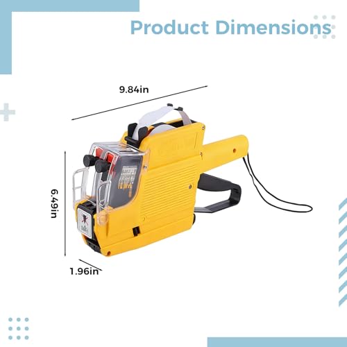 Machine d'étiquettes MX-6600 avec 2 lignes d'impression et 5 rouleaux inclus
