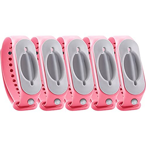 Cleanbrace Desinfektionsarmband (Pink), Handdesinfektion für unterwegs,...