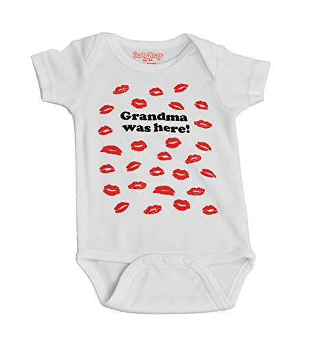Sara Kety Baby Romper Bodysuit Grandma was Here Newborn Boys and Girls