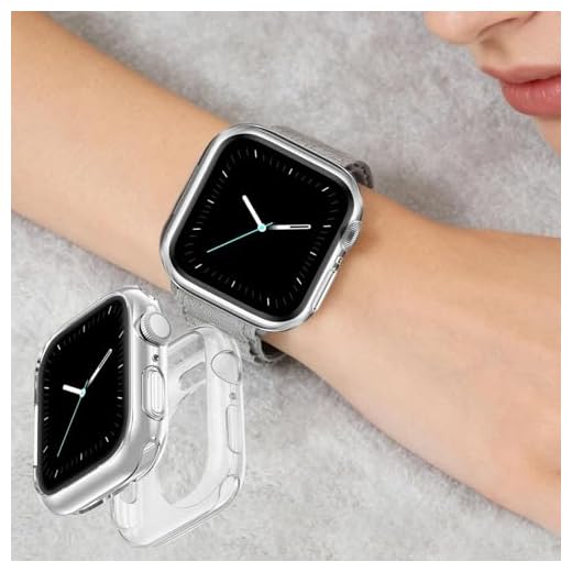 Smart Watch Case for Series 4/5/6 Clear TPU Protective Cover Hollow Design Shockproof Frame Compatible with Smartwatch Accessories