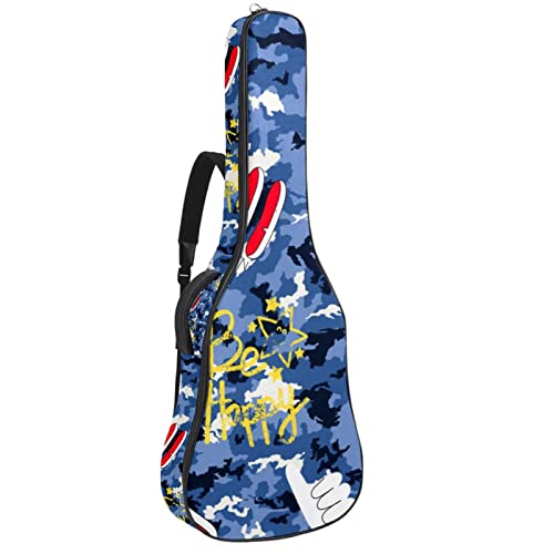 Housse imperméable pour guitare acoustique avec double bandoulière et poche Motif plante tropicale Vert, Multicolore 03… - Les Beatles, Paul McCartney, John Lennon, RIngo Starr, George Harrison Housse imperméable pour guitare acoustique avec double bandoulière et poche Motif plante tropicale Vert, Multicolore 03…