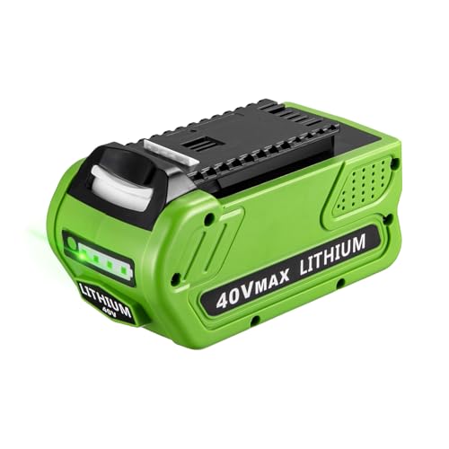FirstPower Replacement for Greenworks 40V Battery 6.0Ah Lithium 29472 29462 - Compatible with 40v Greenworks Battery Tools 24252 25322 20262 29252 20202