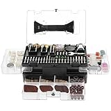 Dremel Accesorios 378 Piezas, Accesorios de Herramientas Rotativas, Diámetro de Mangos 3.2mm Grinder Universal Kit de Accesorios para Tallar, Amolar, Pulir, Cortar, DIY