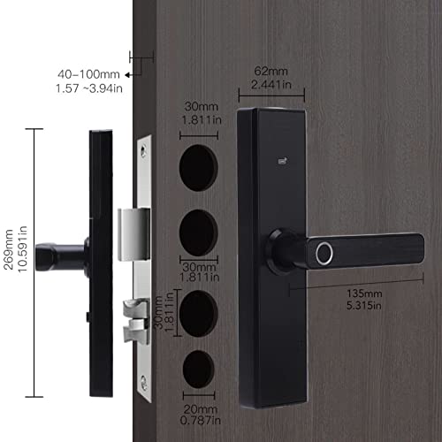 WiFi Intelligent Locks, USB Charging Remote Unlocking Multi Fingerprint Password Unlocking Electroni