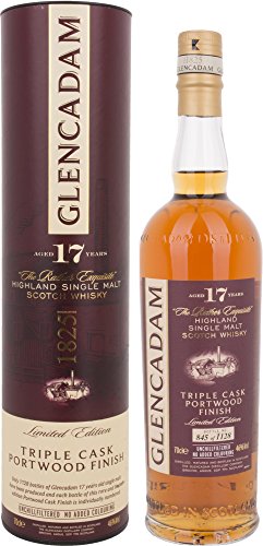 Glencadam 17 Years Old Triple Cask Portwood Finish 46% Vol. 0,7l in Geschenkbox Cover