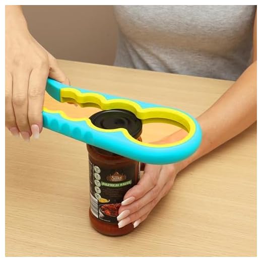 2-Piece Can Opener and Bottle Opener Set – 4-in-1 Manual Openers for Jars, Twist Caps & Tabs – Household Kitchen Gadgets – Bue