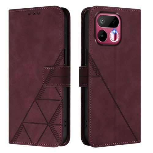 �X�}�z�P�[�X �Ή��@�� for Realme 16T 5G �X�}�z�P�[�X�y�J�[�h�z���_�[�E�E�H���b�g�E�}�O�l�b�g�o�b�N���E�t���b�v�E�X�^���h�@�\�t���zRed