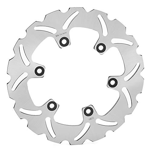 BIKINGBOY Hinterradbremsscheibe Compatible With XT660R, XT660X Supermoto (04-23) und XT660Z Tenere (08-23)(ZC)