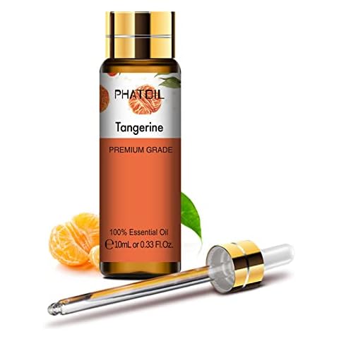 PHATOIL Tangerine Essential Oil 10ML - Undiluted and Cruelty-Free, 100% Pure Tangerine Oil - Essential Oils for Diffusers for Home Cover
