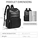 Shrrie Leather Laptop Backpack for Women with 17 inch Computer Backpack Purse for Travel College Work