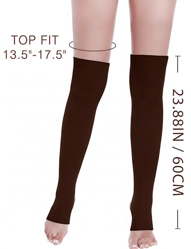Image of v28 Women's Neon Knit Leg Warmer for 80s Party Dance Sports Yoga