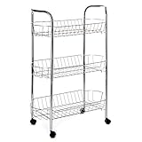 Un carrito con ruedas puede ser un mueble auxiliar de mucha utilidad en tu cocina.