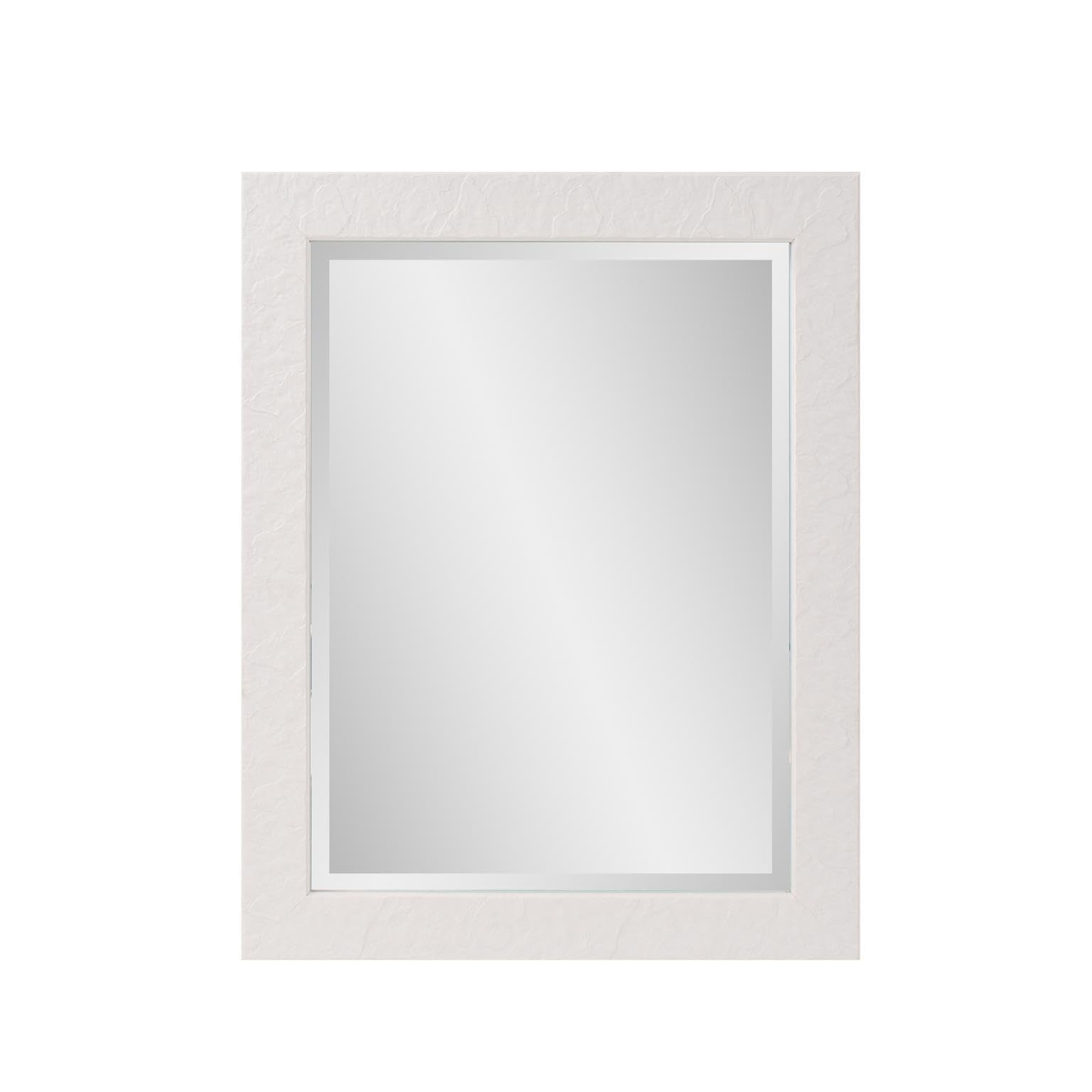 Howard Elliott Collections Stucco Vanity Mirror - White Polystyrene Textured White
