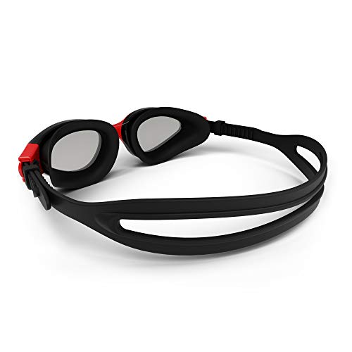 AqtivAqua Polarized Swimming Goggles Swim Goggles for Adults Men Women Kids Youth Girls Boys Children Polarised PDX (Red goggles + Red case)