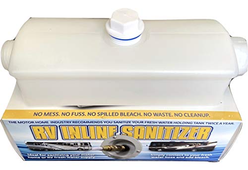 Rv Inline Sanitizer - The Easiest Way To Help You Disinfect Your Rv Fresh Water Tank, No Mess, No Moving Part, Just Connect With The Hose And Add Bleach #TOP6