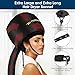 TEPENAR Hair Dryer Bonnet - Upgraded Extra Large Soft Adjustable Hooded Cap for Fast Hair Styling and Care