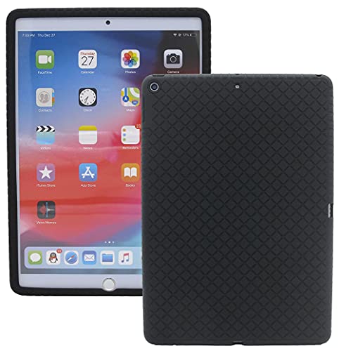 Veamor iPad Air 3 10.5 Inch 2019 Silicone Back Case Cover, Anti Slip Flexible Rubber Protective Skin Soft Bumper Only for Apple iPad Air 3rd Gen (Won't fit iPad Air 1 / Air 2) (Black) Veamor iPad Air 3 10.5 Inch 2019 Silicone Back Case Cover, Anti Slip Flexible Rubber Protective Skin Soft Bumper Only for Apple iPad Air 3rd Gen (Won't fit iPad Air 1 / Air 2) (Black)