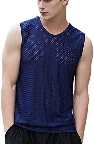 メンズ インナー メッシュ ノースリーブ 丸首 肌着 Tシャツ シャツ 下着 日本製